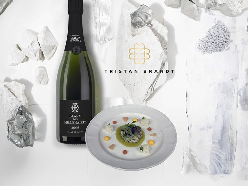 Tristan Brandt Foodpairing mit Champagne Charles Heidsieck