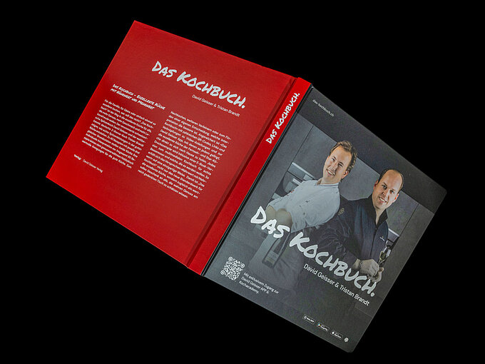 Das Kochbuch von David Geisser & Tristan Brandt. Foto: Fabian Matalla Photography