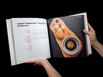 Das Kochbuch von David Geisser & Tristan Brandt. Foto: Fabian Matalla Photography